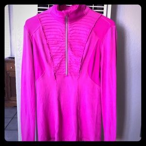 Pink Lululemon Size 8 Long Sleeve